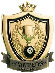 Emblema de bola 8 de CreaTuLiga