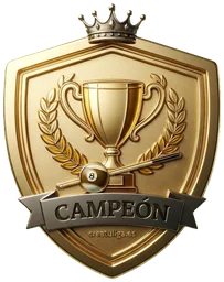 Emblema de billar de CreaTuLiga