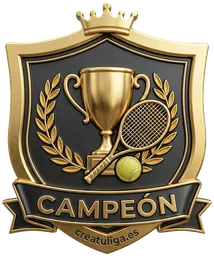 Emblema de tenis de CreaTuLiga